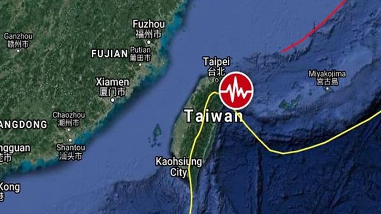 ताइवान में 6.1 तीव्रता का भूकंप ताइवान में 6.1 तीव्रता का भूकंप