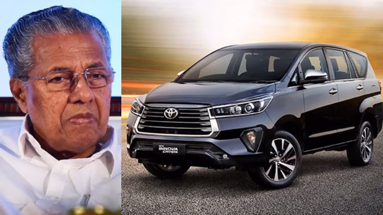 Kerala CM use black Innova : ഇനി മുഖ്യന്‍ കറുത്ത കാറില്‍ ചീറിപ്പായും,പുതിയ കാറില്‍ യാത്ര തുടങ്ങി പിണറായി
