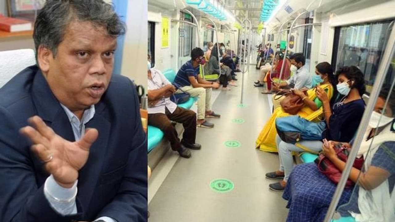 ടിക്കറ്റിന് പകുതി പണം മാത്രം; കൊച്ചി മെട്രോയിൽ സന്നദ്ധ സേനാംഗങ്ങൾക്ക് വമ്പൻ ഇളവ് പ്രഖ്യാപിച്ച് ലോക്നാഥ് ബെഹ്റ ടിക്കറ്റിന് പകുതി പണം മാത്രം; കൊച്ചി മെട്രോയിൽ സന്നദ്ധ സേനാംഗങ്ങൾക്ക് വമ്പൻ ഇളവ് പ്രഖ്യാപിച്ച് ലോക്നാഥ് ബെഹ്റ