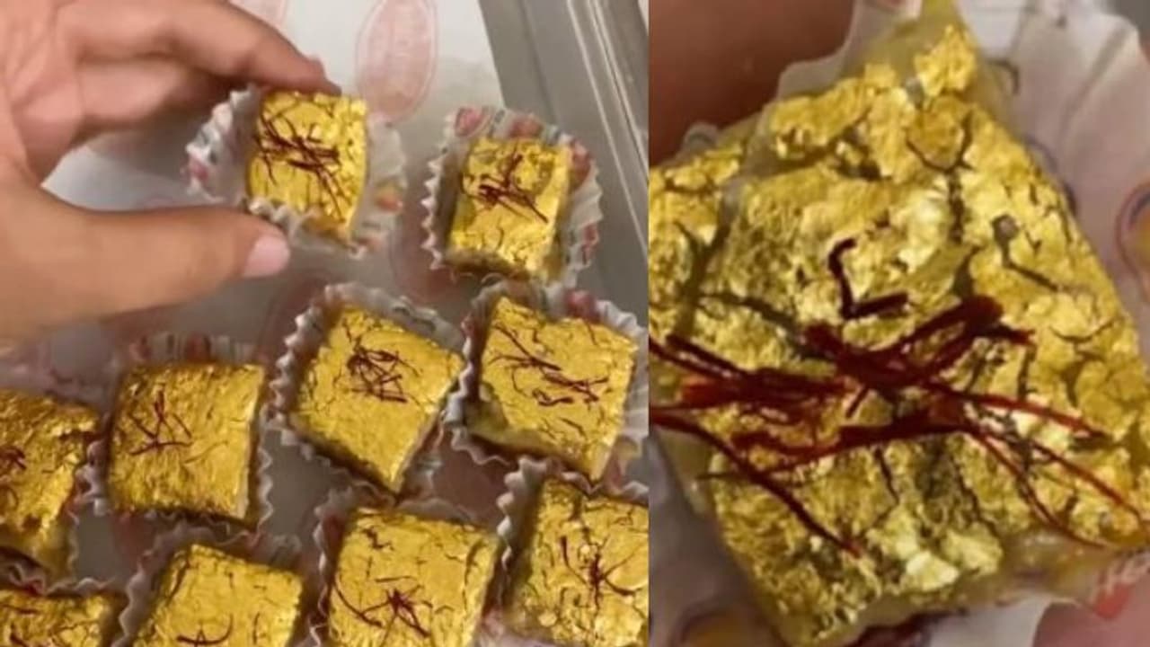 Viral Video : ഇത് സ്വർണം പൊതിഞ്ഞ മിഠായി; വില 16,000 രൂപ; വീഡിയോ വൈറല്‍