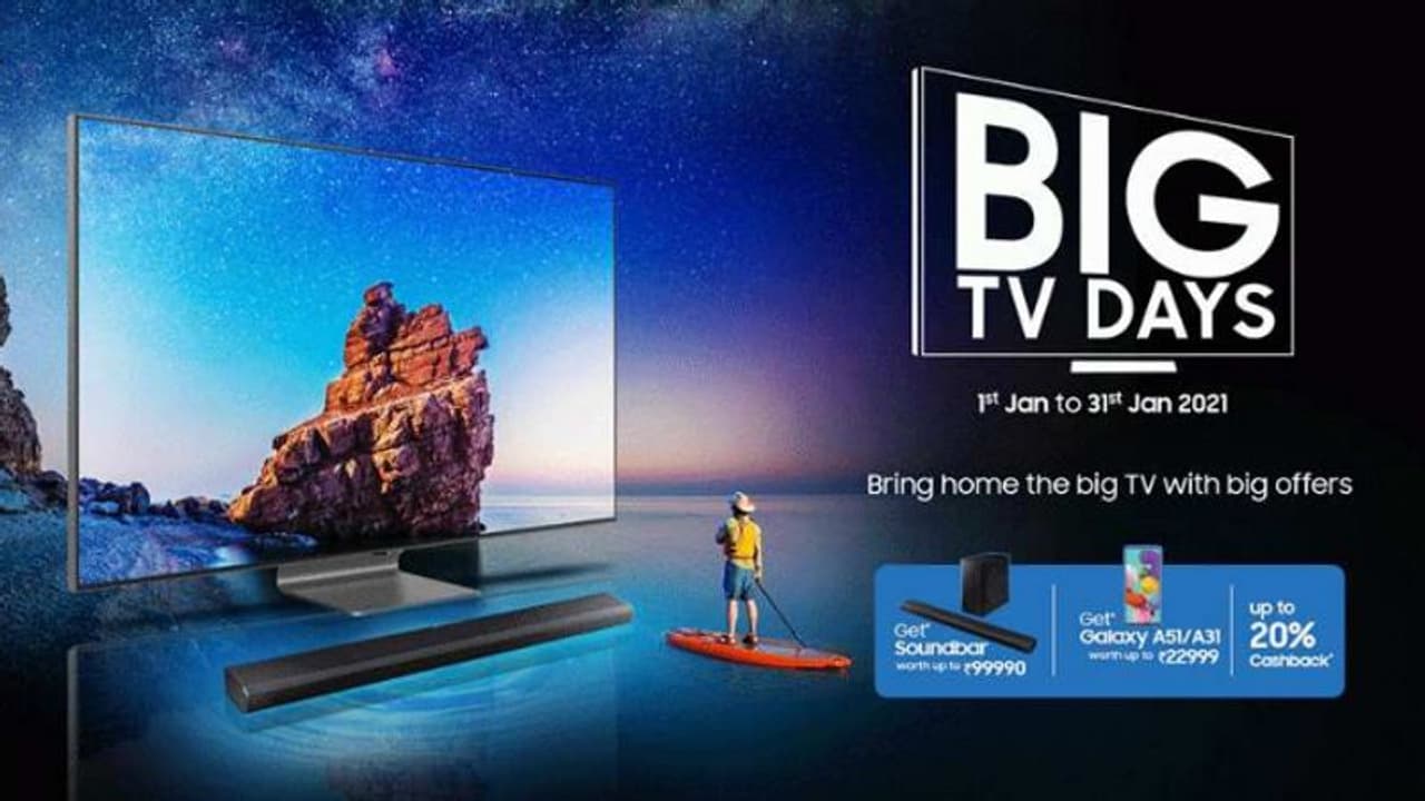 Samsung TV Day Sale: घर ले जाइए स्मार्ट टीवी के साथ Galaxy Tab A7 बिल्कुल फ्री, जल्दी करें ऑफर खत्म न हो जाए