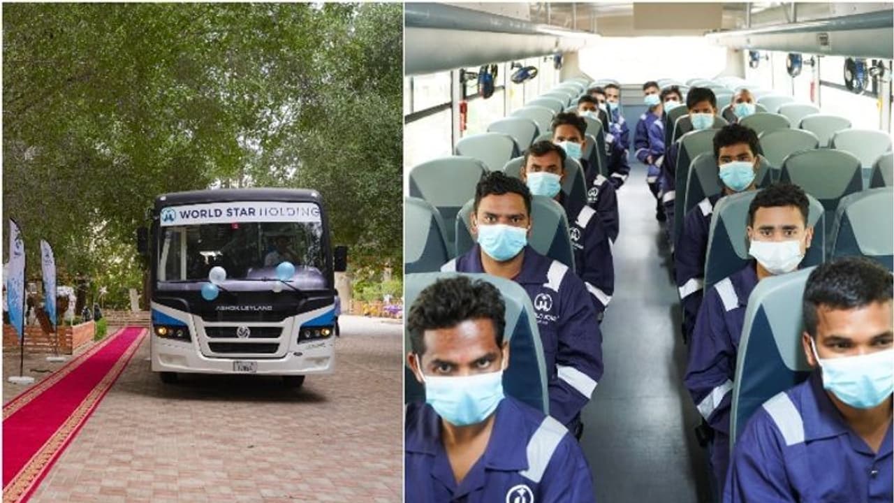 Free Wifi : യുഎഇയില് ഇനി തൊഴിലാളി ബസുകളില് സൗജന്യ വൈഫൈയും ടെലിവിഷന് സ്ക്രീനുകളും Free Wifi : യുഎഇയില് ഇനി തൊഴിലാളി ബസുകളില് സൗജന്യ വൈഫൈയും ടെലിവിഷന് സ്ക്രീനുകളും