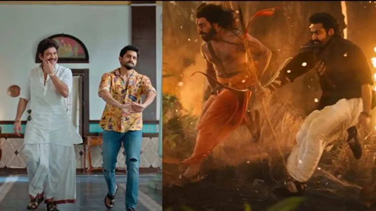 Bangarraju: బంగార్రాజుకి కూడా టెన్షనే.. ఆర్ఆర్ఆర్, రాధే శ్యామ్ గురించి మాట్లాడుతూ నాగ్ ఇలా.. Bangarraju: బంగార్రాజుకి కూడా టెన్షనే.. ఆర్ఆర్ఆర్, రాధే శ్యామ్ గురించి మాట్లాడుతూ నాగ్ ఇలా..