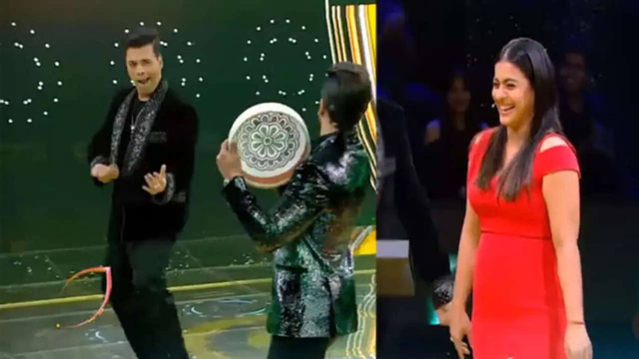 Ranveer Singh की डफली पर झूमकर नाचे करण जौहर, काजोल का हंसते हंसते निकला दम Ranveer Singh की डफली पर झूमकर नाचे करण जौहर, काजोल का हंसते हंसते निकला दम