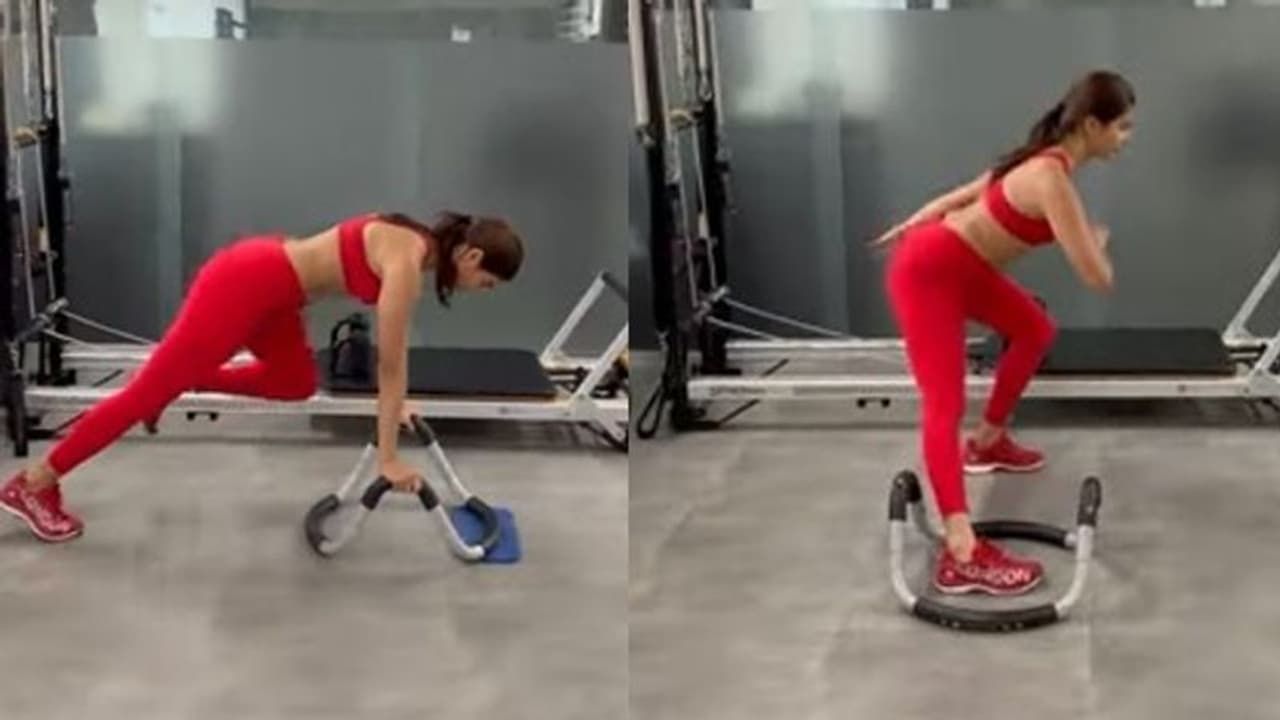 Pooja Hegde Workout: స్లోమోషన్‌లో హీటెక్కిస్తున్న పూజా.. వర్కౌట్‌ వీడియో వైరల్‌..