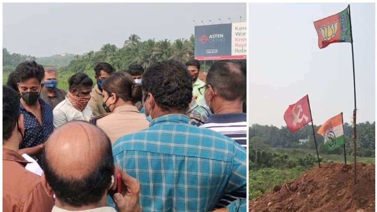 കോഴിക്കോട്ട് റോഡ് നവീകരണത്തിന്റെ മറവിൽ തണ്ണീർത്തടം നികത്താൻ ശ്രമം, തടഞ്ഞ് നാട്ടുകാർ കോഴിക്കോട്ട് റോഡ് നവീകരണത്തിന്റെ മറവിൽ തണ്ണീർത്തടം നികത്താൻ ശ്രമം, തടഞ്ഞ് നാട്ടുകാർ