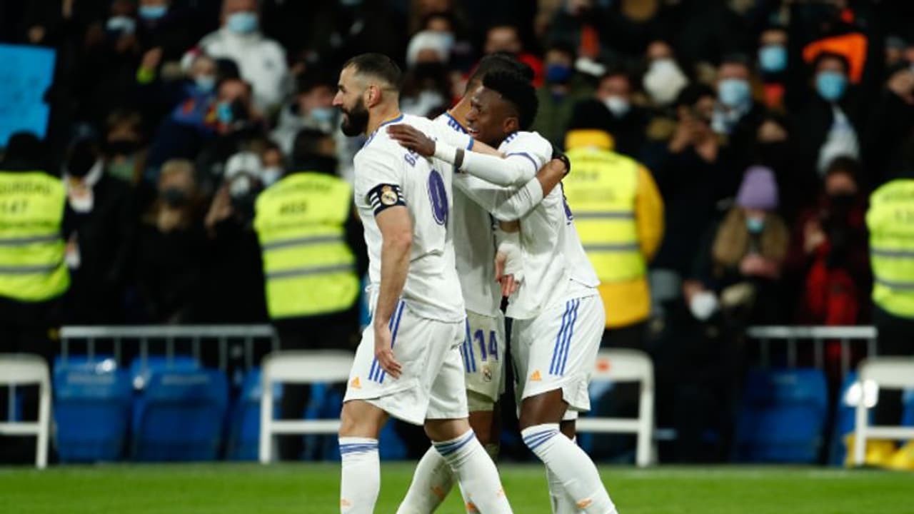 La Liga 2021 22 : ബാഴ്സയ്ക്ക് ഗ്രാനാഡയുടെ ഷോക്ക്; ബെൻസേമ വിനീഷ്യസ് ഷോയില് റയലിന്റെ ഗോള്മേളം La Liga 2021 22 : ബാഴ്സയ്ക്ക് ഗ്രാനാഡയുടെ ഷോക്ക്; ബെൻസേമ വിനീഷ്യസ് ഷോയില് റയലിന്റെ ഗോള്മേളം