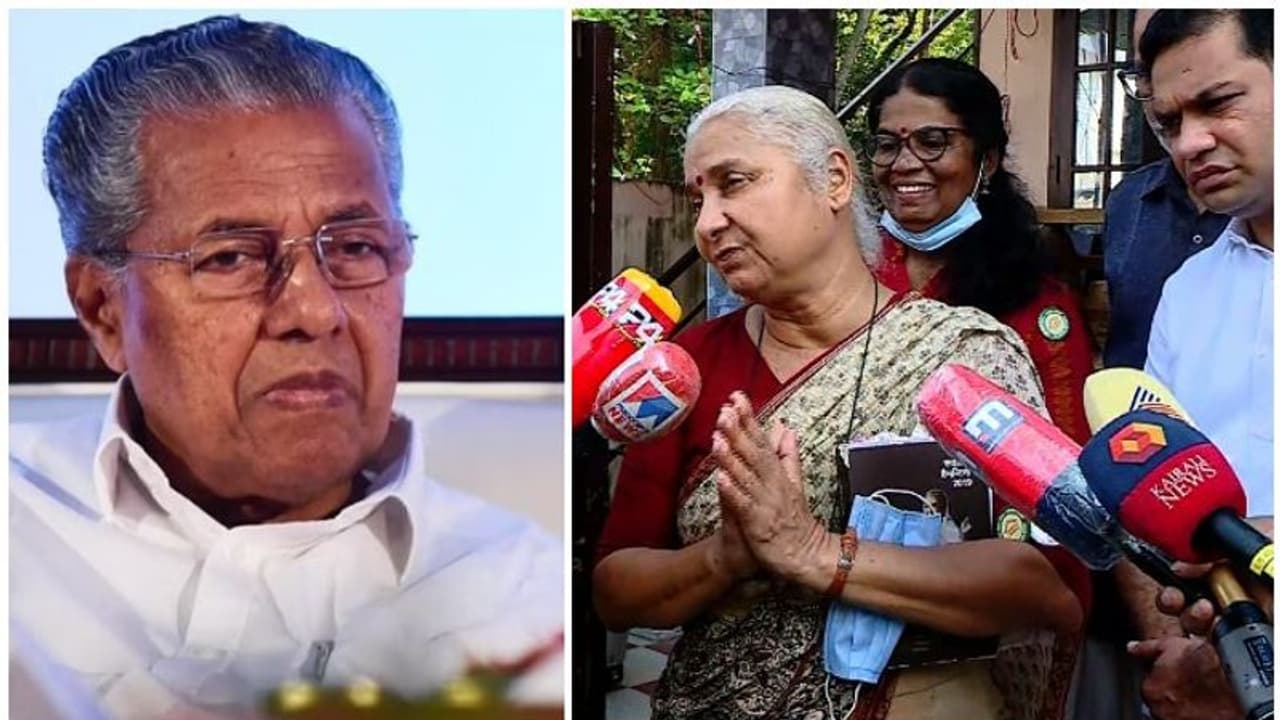 K Rail : പദ്ധതി നടപ്പാക്കുന്ന കാര്യം പുനരാലോചിക്കണം; മുഖ്യമന്ത്രിയോട് കൈകൂപ്പി മേധാ പട്കർ K Rail : പദ്ധതി നടപ്പാക്കുന്ന കാര്യം പുനരാലോചിക്കണം; മുഖ്യമന്ത്രിയോട് കൈകൂപ്പി മേധാ പട്കർ