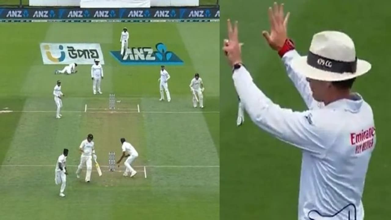 ஒரே பந்தில் 7 ரன்கள் அடித்த வில் யங்.. எப்படினு பாருங்க..! அரிதினும் அரிதான சம்பவத்தின் வீடியோ