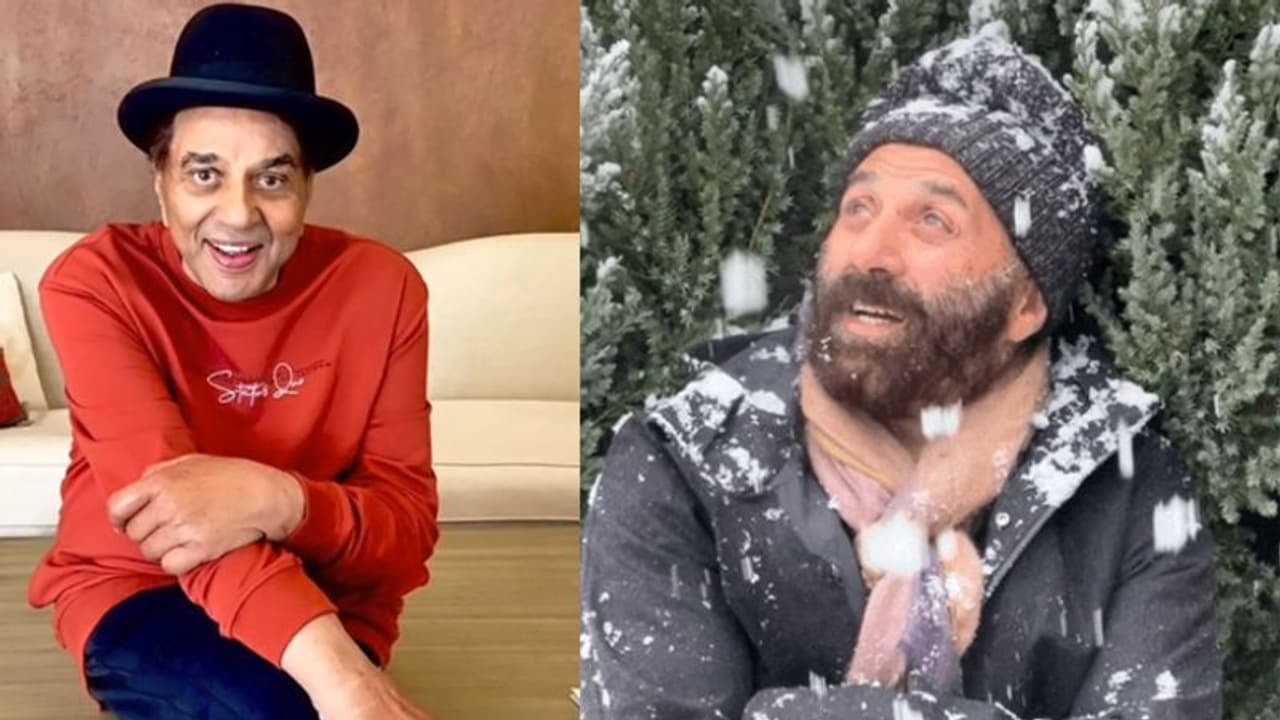 Dharmendra ने शेयर की बेटे Sunny Deol की बर्फ में खेलती हुई फोटो, एक बोला पिता का प्यार