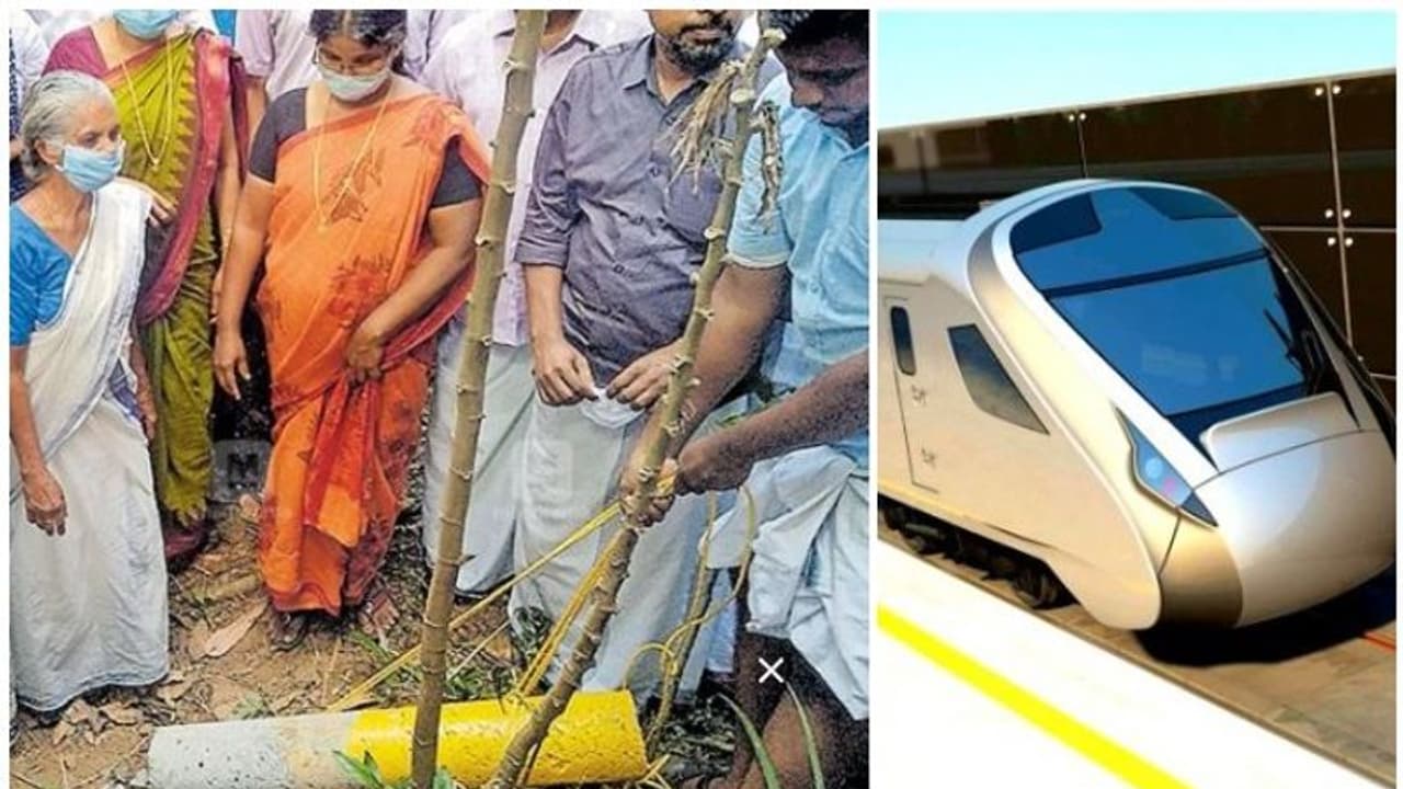 K Rail : കെ റെയില് കല്ല് പിഴുതുമാറ്റി വെല്ഫെയര്പാര്ട്ടിയുടെ സമരം K Rail : കെ റെയില് കല്ല് പിഴുതുമാറ്റി വെല്ഫെയര്പാര്ട്ടിയുടെ സമരം