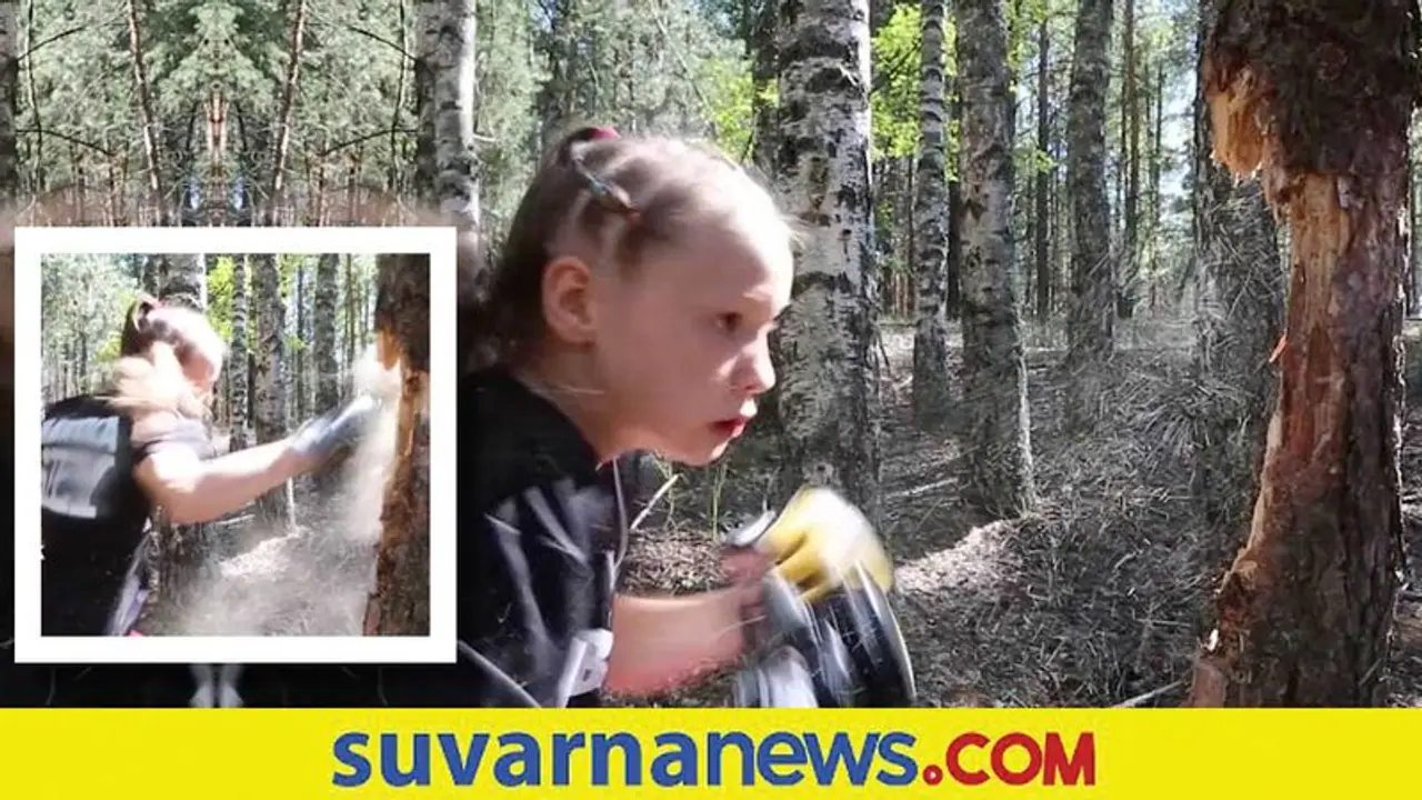 ವಯಸ್ಸು ಕೇವಲ 12... ಪಂಚಿಂಗ್ನಿಂದ ಮರವನ್ನೇ ಉರುಳಿಸುತ್ತಿದ್ದಾಳೆ ಬಾಲಕಿ ವಯಸ್ಸು ಕೇವಲ 12... ಪಂಚಿಂಗ್ನಿಂದ ಮರವನ್ನೇ ಉರುಳಿಸುತ್ತಿದ್ದಾಳೆ ಬಾಲಕಿ