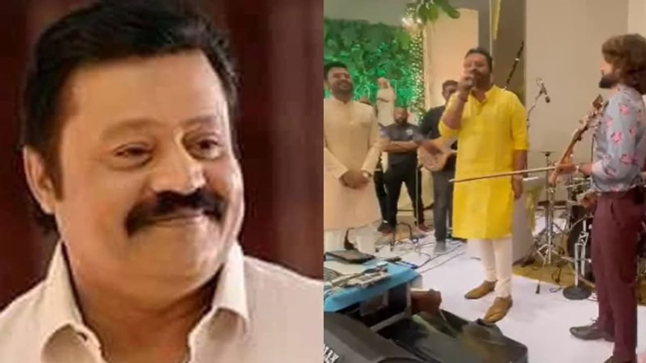 Suresh Gopi : 'ഇളയനിലാ പൊഴിഗിറതേ...', വിവാഹവേദിയിൽ മാസ്റ്റർപീസ് ​ഗാനവുമായി സുരേഷ് ​ഗോപി, വീഡിയോ
