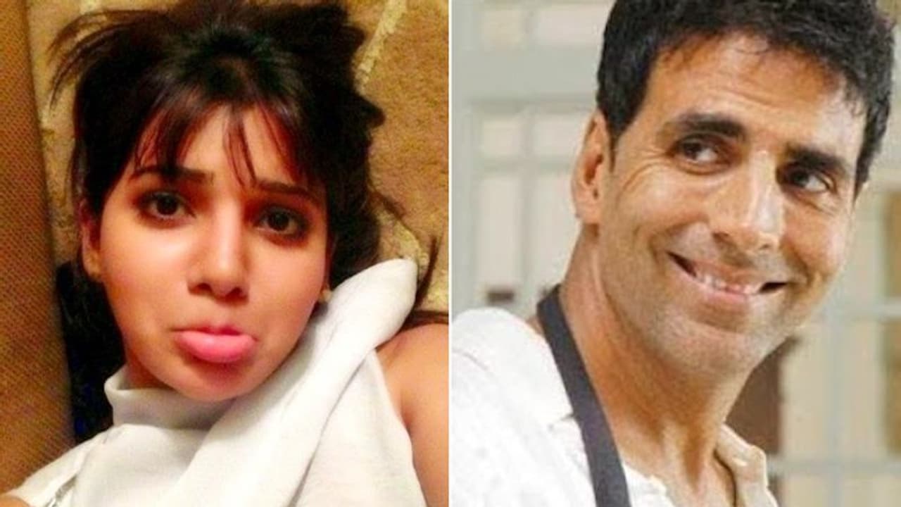 Watch Akshay Kumar enters Samantha Ruth Prabhu house for 'chatpata' meeting; later actress calls cops Watch Akshay Kumar enters Samantha Ruth Prabhu house for 'chatpata' meeting; later actress calls cops
