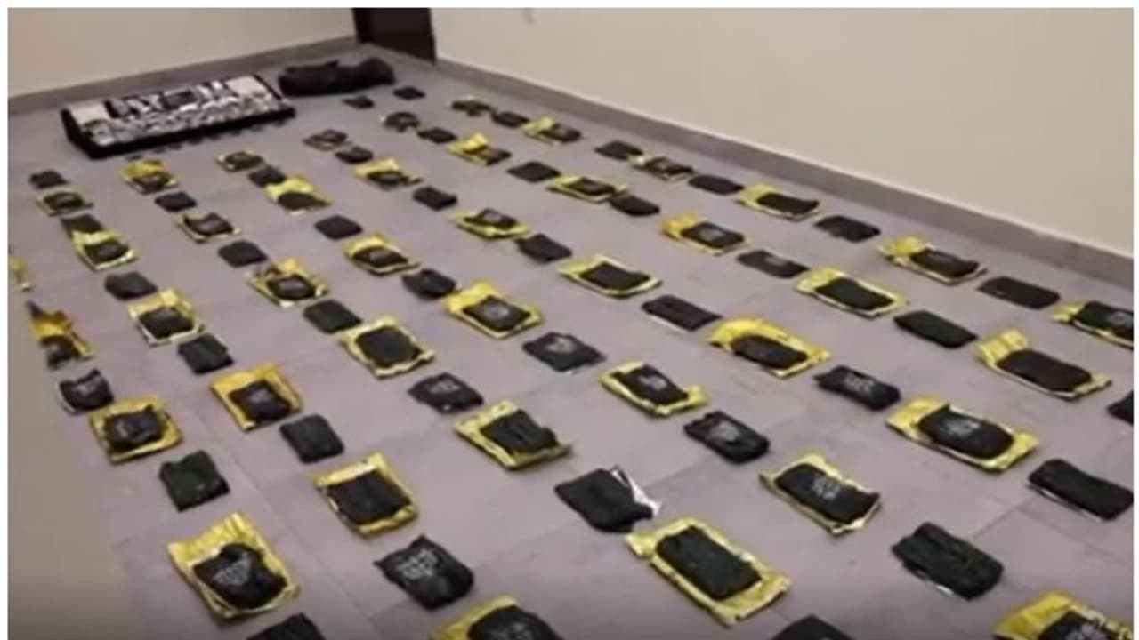 Drugs Seized : കുവൈത്തില് മയക്കുമരുന്ന് വേട്ട; 53 കിലോ ഹാഷിഷും 5,000 നിരോധിത ഗുളികകളുമായി വിദേശി പിടിയില് Drugs Seized : കുവൈത്തില് മയക്കുമരുന്ന് വേട്ട; 53 കിലോ ഹാഷിഷും 5,000 നിരോധിത ഗുളികകളുമായി വിദേശി പിടിയില്