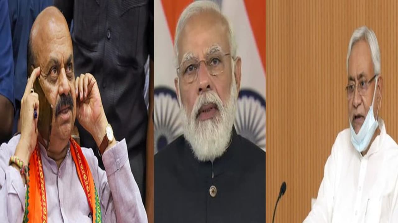 काेरोना संक्रमित कर्नाटक के CM बोम्‍मई और बिहार के सीएम नीतीश कुमार से PM Modi ने की बात, सेहत की जानकारी ली