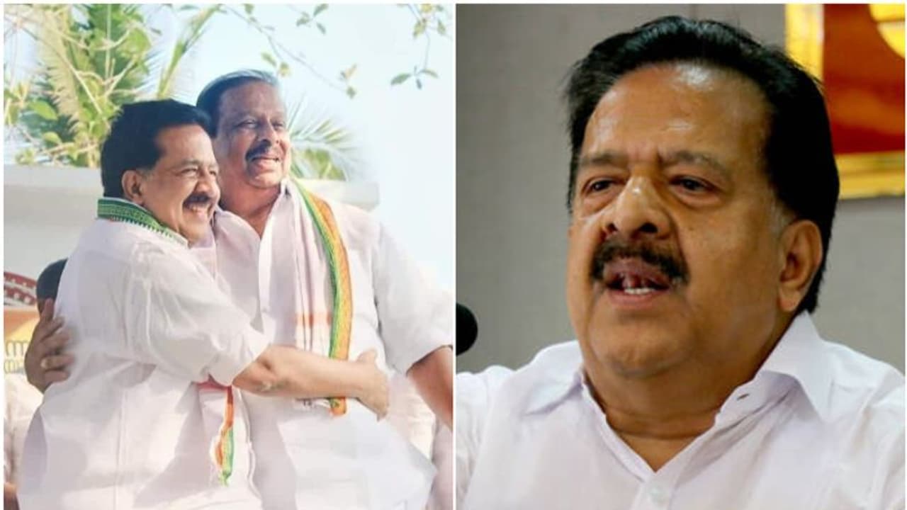 Dheeraj Murder : ഇതുകൊണ്ട് വായടപ്പിക്കാമെന്ന് സിപിഎം കരുതേണ്ട; സുധാകരനെ 'ചേര്ത്തു പിടിച്ച്' ചെന്നിത്തല Dheeraj Murder : ഇതുകൊണ്ട് വായടപ്പിക്കാമെന്ന് സിപിഎം കരുതേണ്ട; സുധാകരനെ 'ചേര്ത്തു പിടിച്ച്' ചെന്നിത്തല