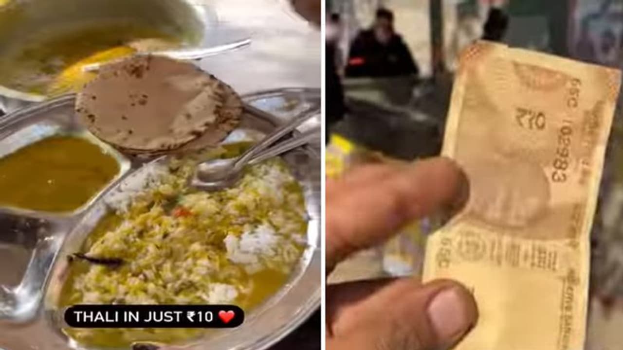 दिल्ली में इस जगह मिल रहा मात्र 10 रु. पेट भर खाना, थाली में है रोटी, दाल, चावल दिल्ली में इस जगह मिल रहा मात्र 10 रु. पेट भर खाना, थाली में है रोटी, दाल, चावल