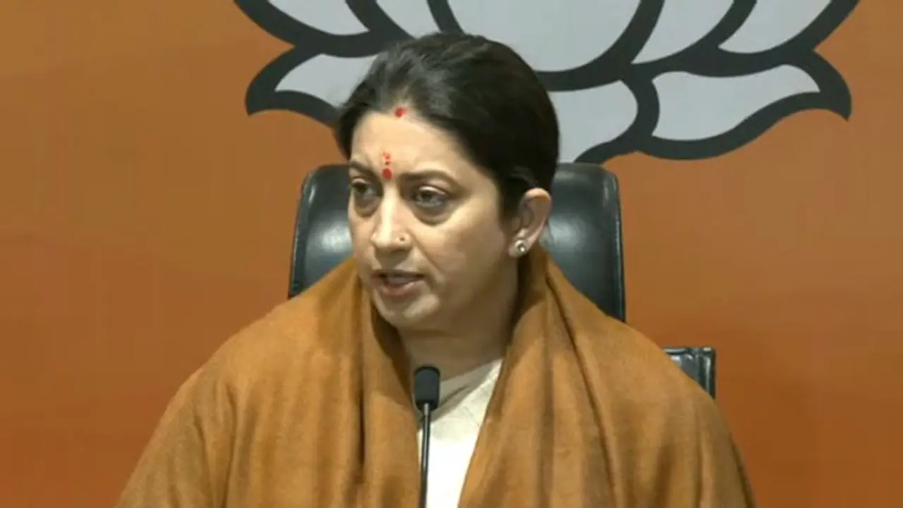 Goa bar row: Congress demands PM to sack Smriti Irani; BJP leader defends daughter