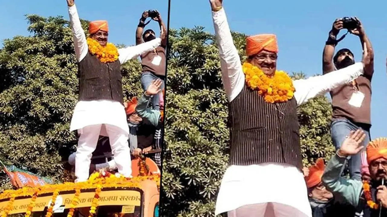 UP Election 2022: MoS, SP Maurya's close aide Dharam Singh Saini resigns, returns official residence UP Election 2022: MoS, SP Maurya's close aide Dharam Singh Saini resigns, returns official residence