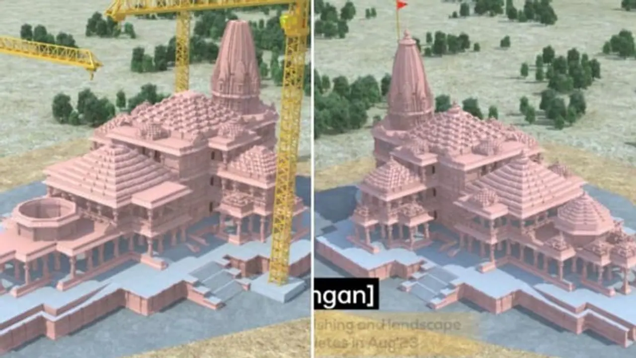 Take a look at the grandeur of Ram Janbhoomi Temple, trust releases 3D video Take a look at the grandeur of Ram Janbhoomi Temple, trust releases 3D video
