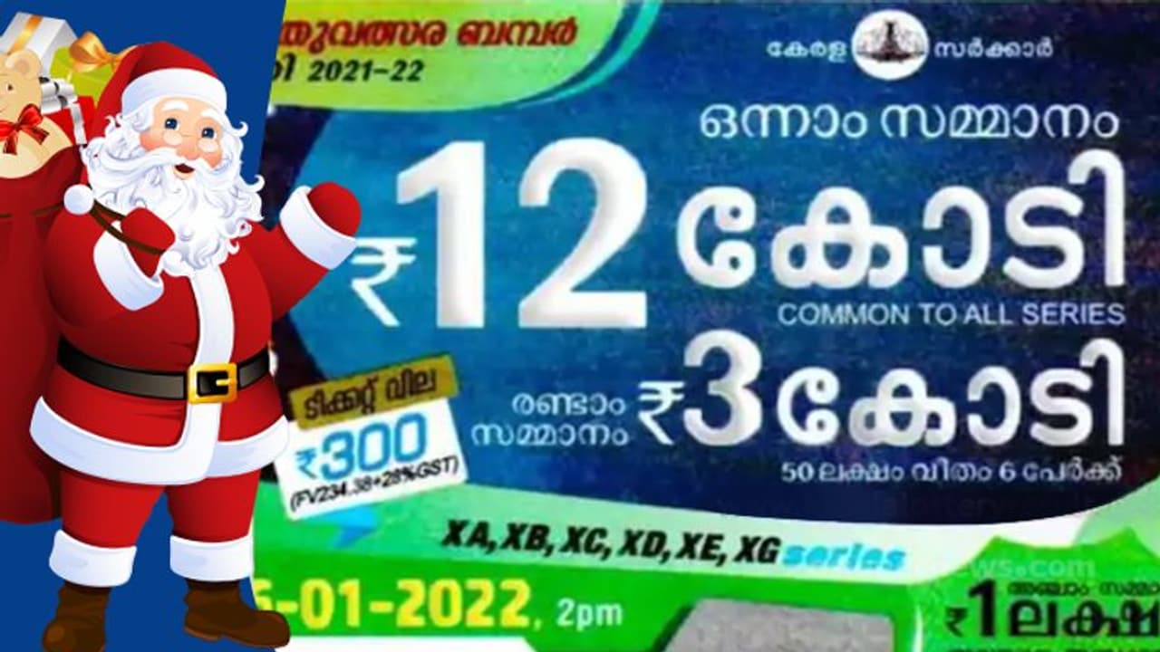 Christmas New Year Bumper BR 83: ക്രിസ്തുമസ് പുതുവത്സര ബമ്പർ നറുക്കെടുപ്പ്; 12 കോടി നേടിയ ആ ഭാഗ്യനമ്പർ ഇതാണ് Christmas New Year Bumper BR 83: ക്രിസ്തുമസ് പുതുവത്സര ബമ്പർ നറുക്കെടുപ്പ്; 12 കോടി നേടിയ ആ ഭാഗ്യനമ്പർ ഇതാണ്
