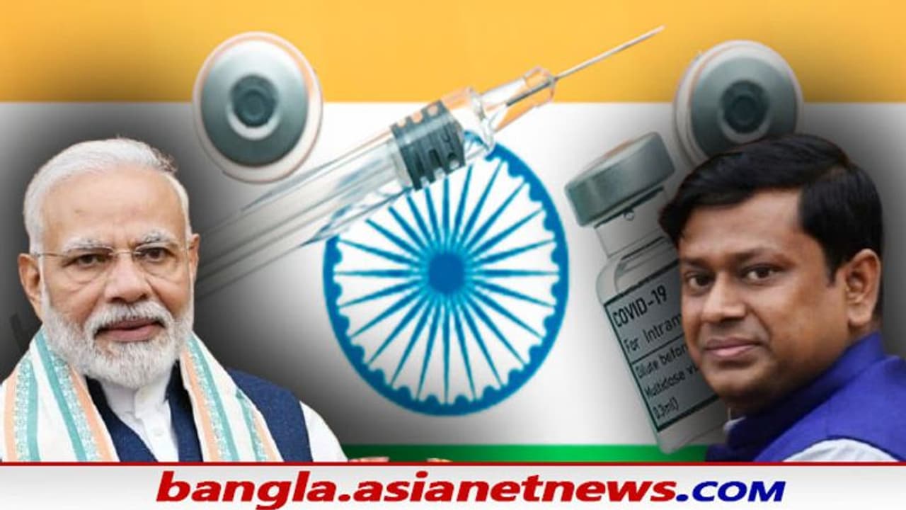 India’s Covid 19 vaccination drive : টিকাকরণের বর্ষপূর্তিতে শুভেচ্ছা বার্তা সুকান্তর