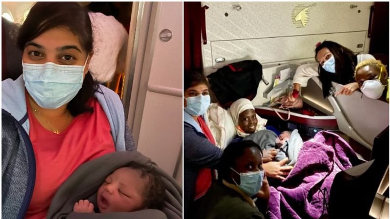 Baby Born on Flight : 'മിറക്കിള് ഇന് എയര്'; വിമാനത്തില് യുവതി കുഞ്ഞിന് ജന്മം നല്കി Baby Born on Flight : 'മിറക്കിള് ഇന് എയര്'; വിമാനത്തില് യുവതി കുഞ്ഞിന് ജന്മം നല്കി