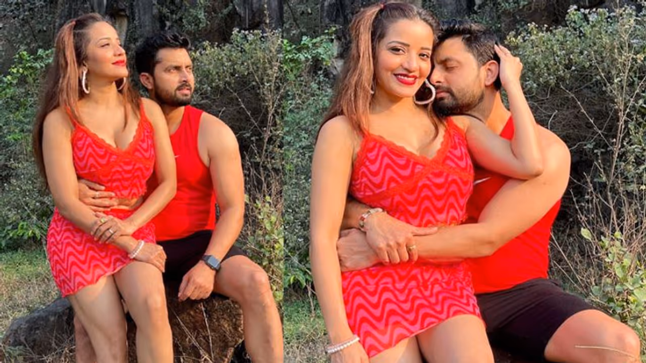 Wedding Anniversary पर पति की गोद में बैठ पोज मारती दिखी Monalisa, कभी Bigg Boss के घर में लिए थे फेरे Wedding Anniversary पर पति की गोद में बैठ पोज मारती दिखी Monalisa, कभी Bigg Boss के घर में लिए थे फेरे