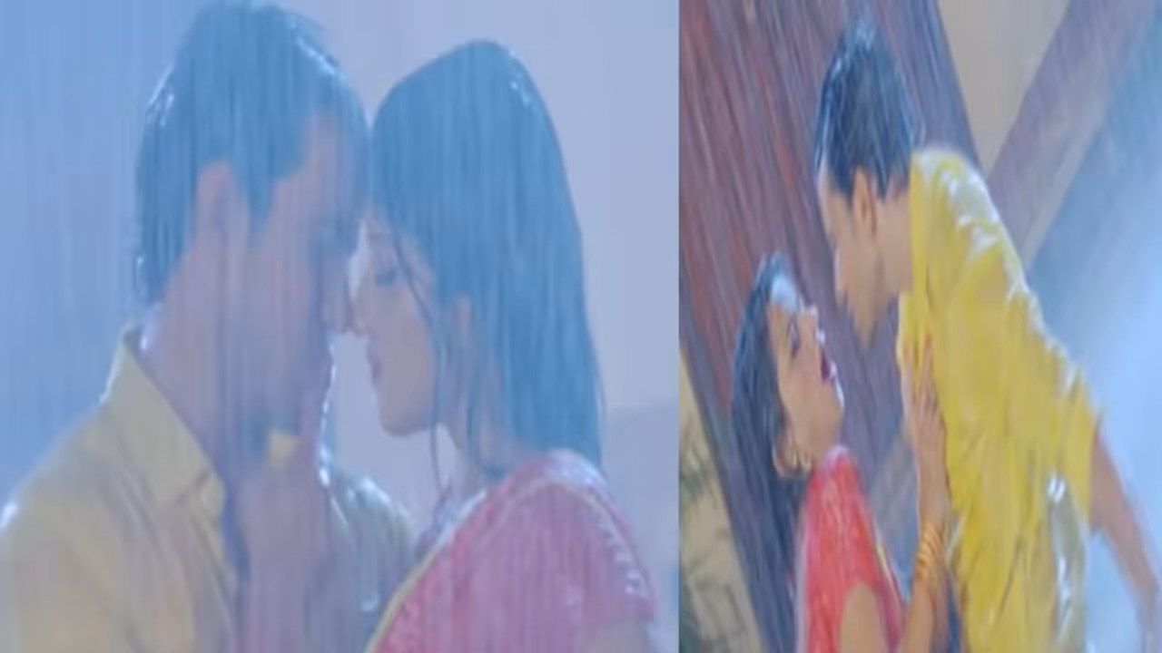 Monalisa का बारिश में बहका मन, निरहुआ को बोलीं कुछ तो कर पिया, देखें Video