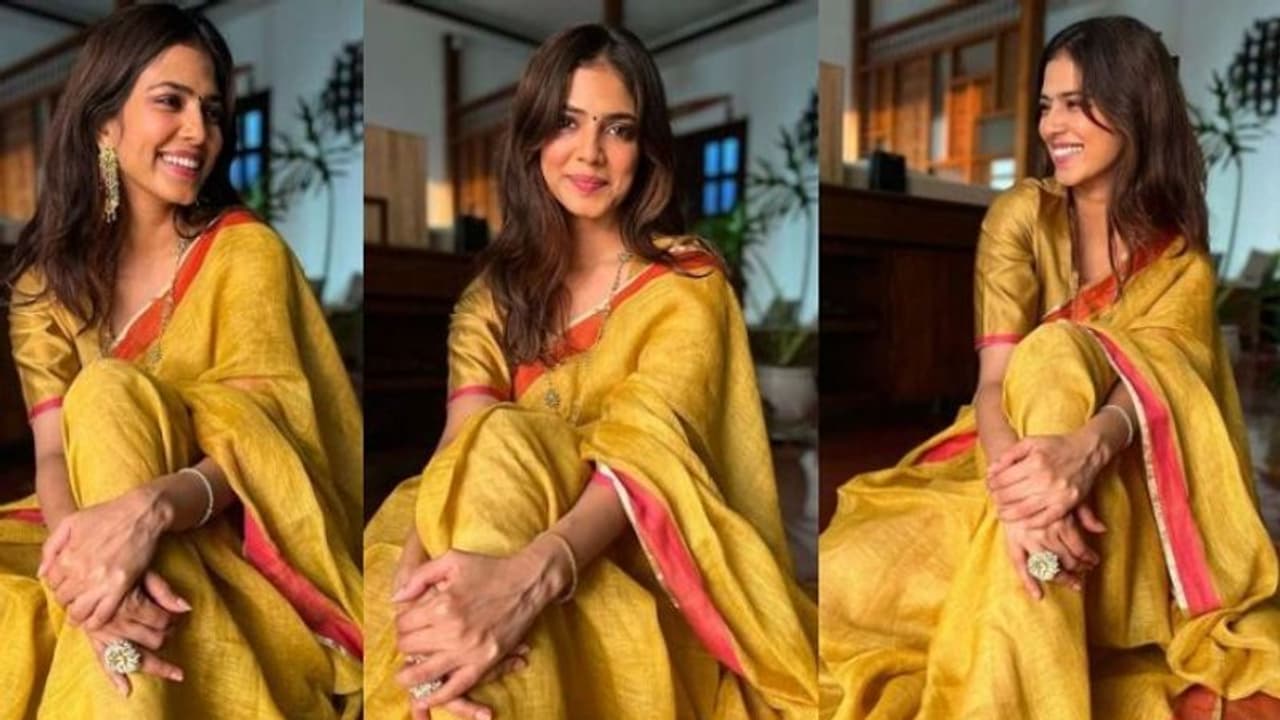 Malavika Mohanan Photos: മഞ്ഞ സാരിയിൽ മനോഹരിയായി മാളവിക മോഹനൻ; ചിത്രങ്ങള്‍...