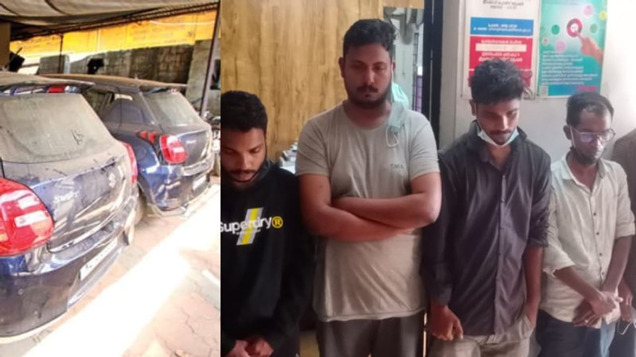 ഒരേ മോഡല് കാറും നിറവും, രക്ഷപ്പെടാന് വ്യാജ നമ്പര് പ്ലേറ്റ്; കവര്ച്ചാ സംഘം പൊലീസിനെ വെട്ടിക്കുന്നത് ഇങ്ങനെ ഒരേ മോഡല് കാറും നിറവും, രക്ഷപ്പെടാന് വ്യാജ നമ്പര് പ്ലേറ്റ്; കവര്ച്ചാ സംഘം പൊലീസിനെ വെട്ടിക്കുന്നത് ഇങ്ങനെ