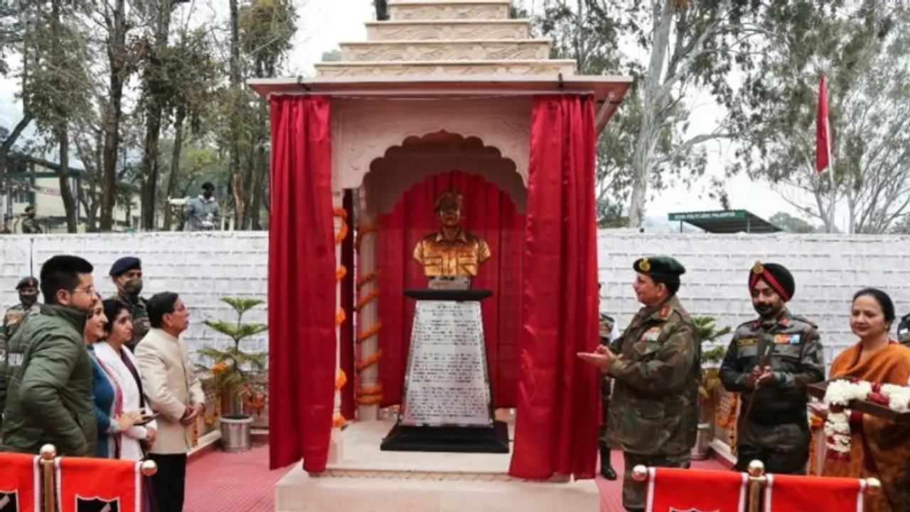 Capt Vikram Batra's bust unveiled at Palampur Military Station