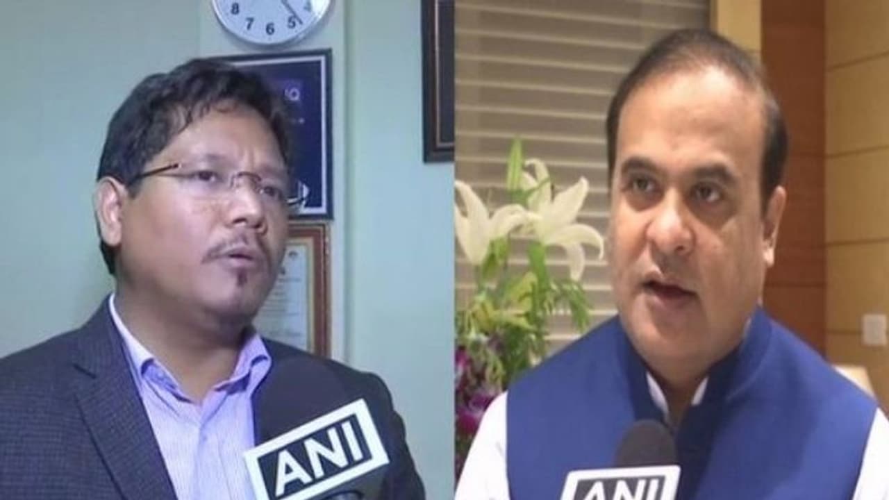 Assam Meghalaya boundary dispute : कल शाह से मुलाकात करेंगे हिमंत संगमा, तनाव खत्म करने का रखेंगे प्रस्ताव Assam Meghalaya boundary dispute : कल शाह से मुलाकात करेंगे हिमंत संगमा, तनाव खत्म करने का रखेंगे प्रस्ताव