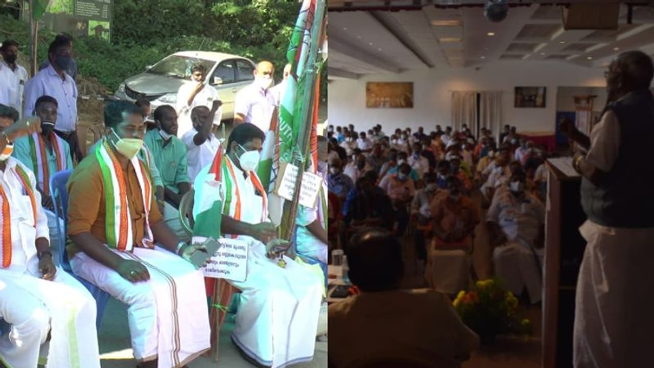 മൂന്നാറില്‍ കോവിഡ് മാനദണ്ഡങ്ങള്‍ കാറ്റില്‍ പറത്തി ഭരണപ്രതിപക്ഷ പാർട്ടികളുടെ പരിപാടികൾ