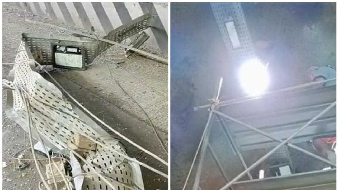 Kuthiran Tunnel : കുതിരാൻ തുരങ്കത്തിലെ ലൈറ്റുകൾ തകർത്ത ലോറി പിടികൂടി Kuthiran Tunnel : കുതിരാൻ തുരങ്കത്തിലെ ലൈറ്റുകൾ തകർത്ത ലോറി പിടികൂടി