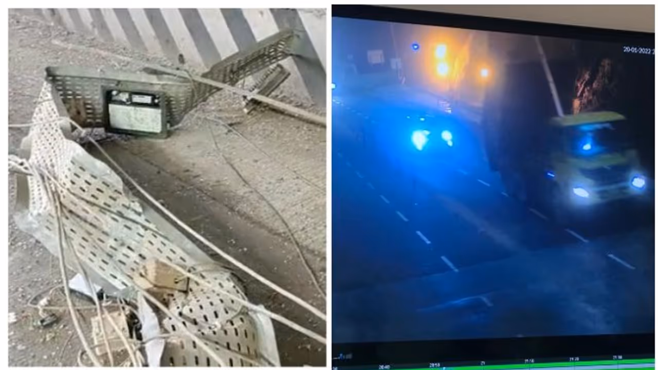 ആകെ കിട്ടിയ തുമ്പ് 'ഗിഫ്റ്റ് ഓഫ് ഗോഡ്'; കുതിരാനില് ക്യാമറയും ലൈറ്റും തകര്ത്ത ലോറി പൊലീസ് പൊക്കിയത് ഇങ്ങനെ ആകെ കിട്ടിയ തുമ്പ് 'ഗിഫ്റ്റ് ഓഫ് ഗോഡ്'; കുതിരാനില് ക്യാമറയും ലൈറ്റും തകര്ത്ത ലോറി പൊലീസ് പൊക്കിയത് ഇങ്ങനെ