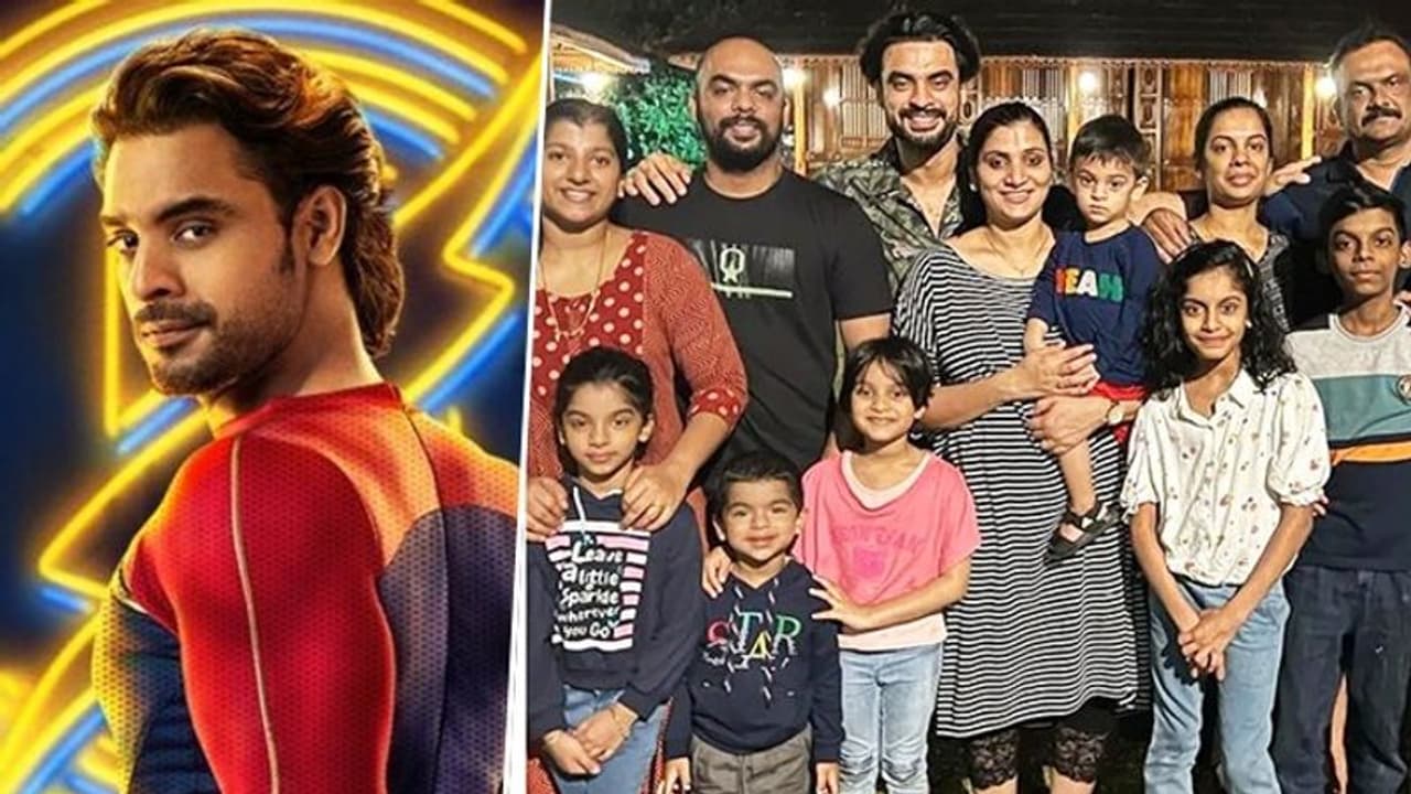 Watch Minnal Murali star Tovino Thomas celebrates his birthday with family and friends Watch Minnal Murali star Tovino Thomas celebrates his birthday with family and friends
