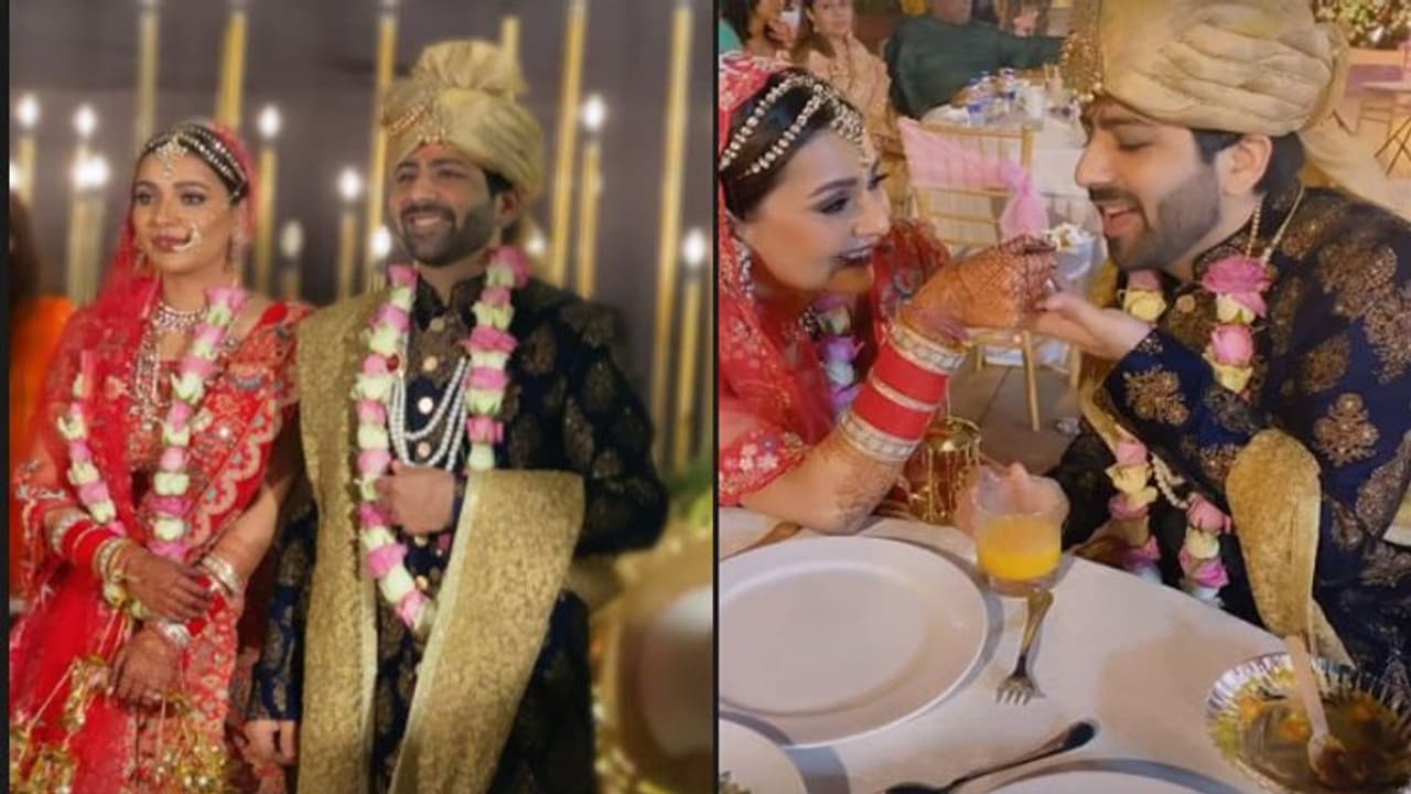 Mansi Srivastav ने रचाई कपिल तेजवानी के संग शादी, अपने हाथों से पिया को खिलाया खाना Mansi Srivastav ने रचाई कपिल तेजवानी के संग शादी, अपने हाथों से पिया को खिलाया खाना