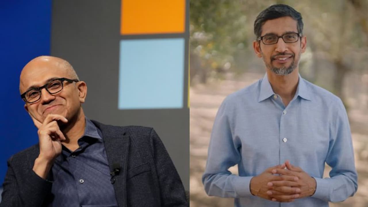 गणतंत्र दिवस पर आज Microsoft के Satya Nadella, Google के Sundar Pichai को पद्म भूषण से किया जाएगा सम्मानित गणतंत्र दिवस पर आज Microsoft के Satya Nadella, Google के Sundar Pichai को पद्म भूषण से किया जाएगा सम्मानित