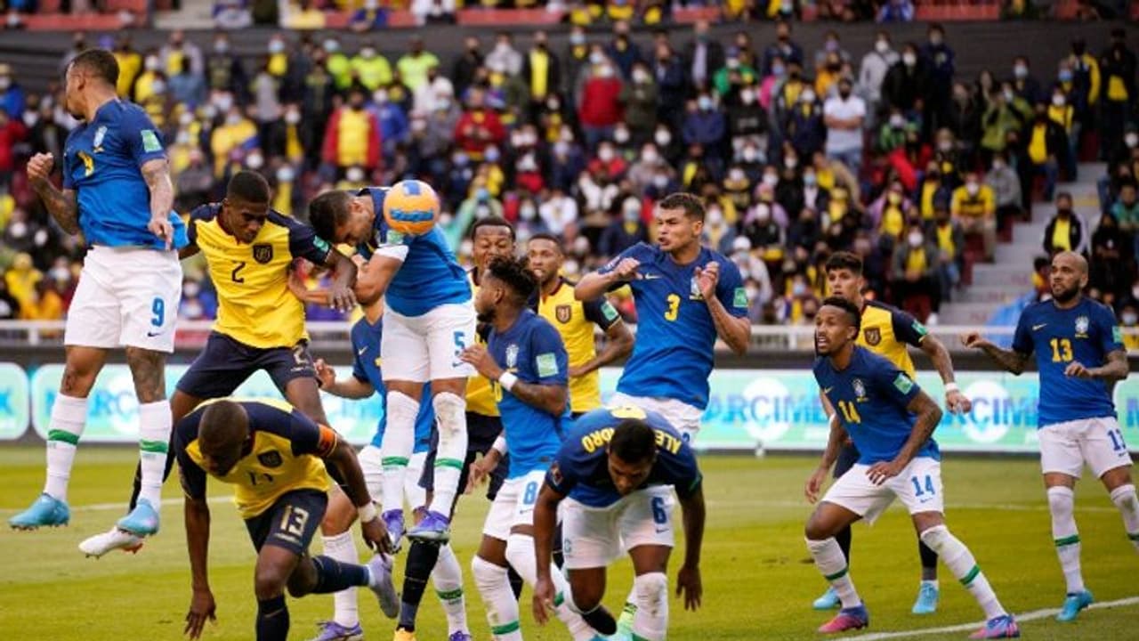 2022 FIFA World Cup qualification : ബ്രസീലിന് നാടകീയ സമനില; ചിലെയെ തോല്പിച്ച് അര്ജന്റീന 2022 FIFA World Cup qualification : ബ്രസീലിന് നാടകീയ സമനില; ചിലെയെ തോല്പിച്ച് അര്ജന്റീന