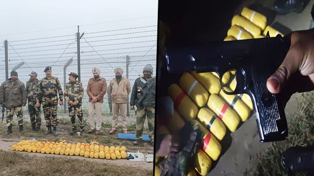 Punjab: BSF recovers 47 kgs of heroin after shootout with Pakistani smugglers in Gurdaspur
