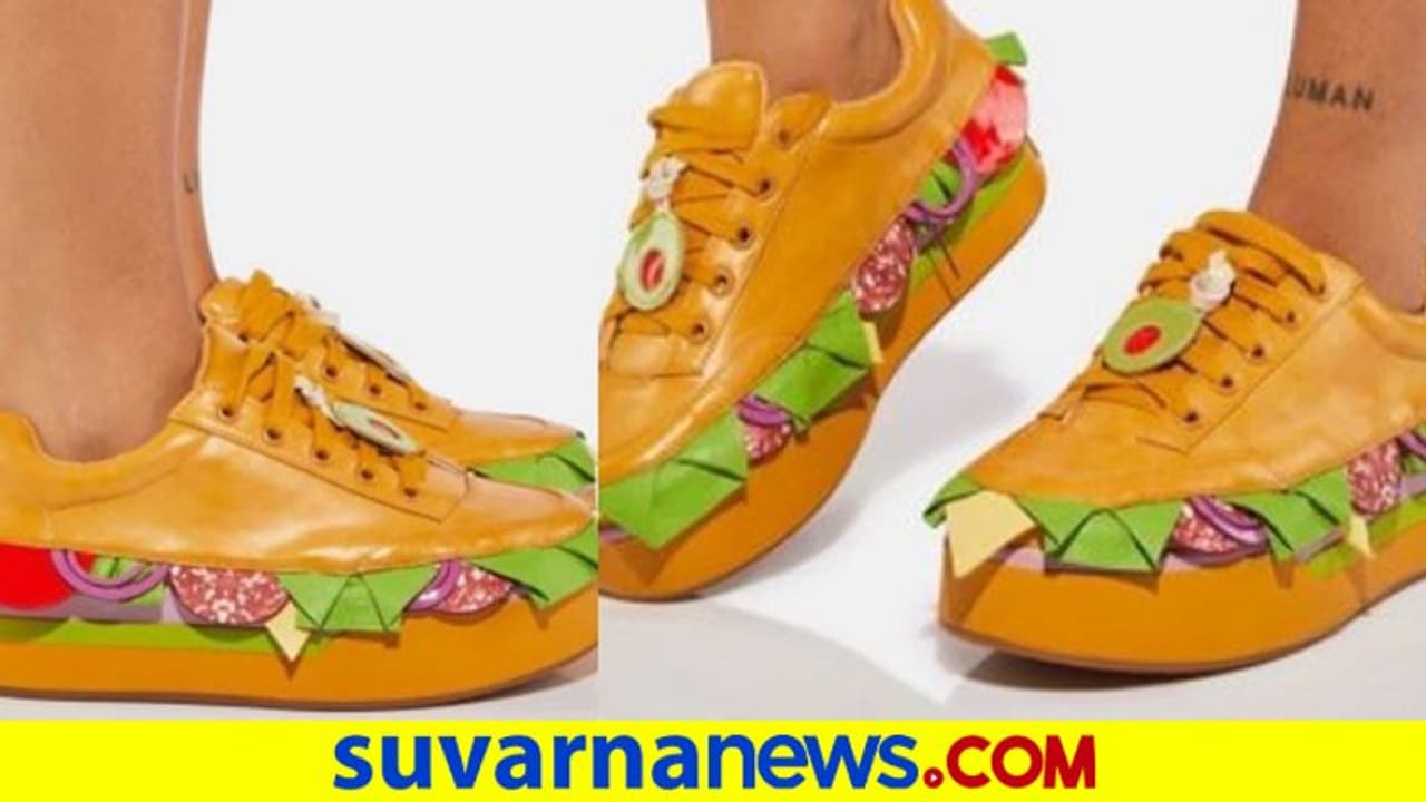 Food In Fashion: ಸ್ಯಾಂಡ್ವಿಚ್ನ್ನೇ ಚಪ್ಪಲಿ ಮಾಡ್ಕೊಂಡ್ರು ! Food In Fashion: ಸ್ಯಾಂಡ್ವಿಚ್ನ್ನೇ ಚಪ್ಪಲಿ ಮಾಡ್ಕೊಂಡ್ರು !