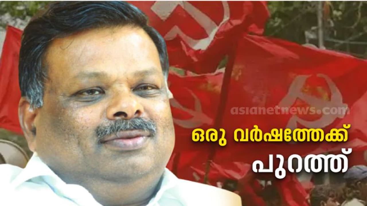 മുൻ ദേവികുളം എംഎൽഎ എസ് രാജേന്ദ്രനെ ഒരു വർഷത്തേക്ക് പുറത്താക്കി സിപിഎം
