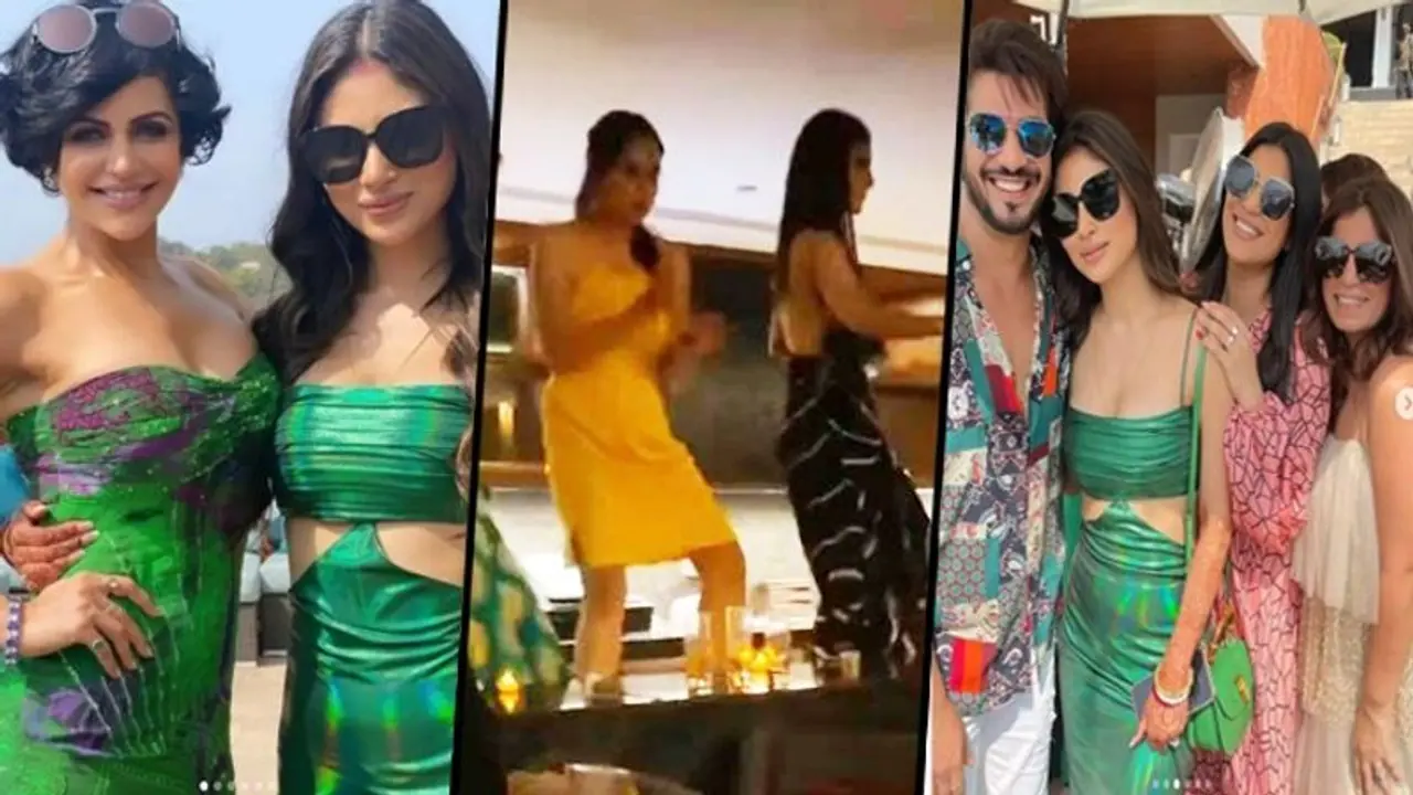 Newly married Mouni Roy dances with her girl gang at wedding after party Newly married Mouni Roy dances with her girl gang at wedding after party