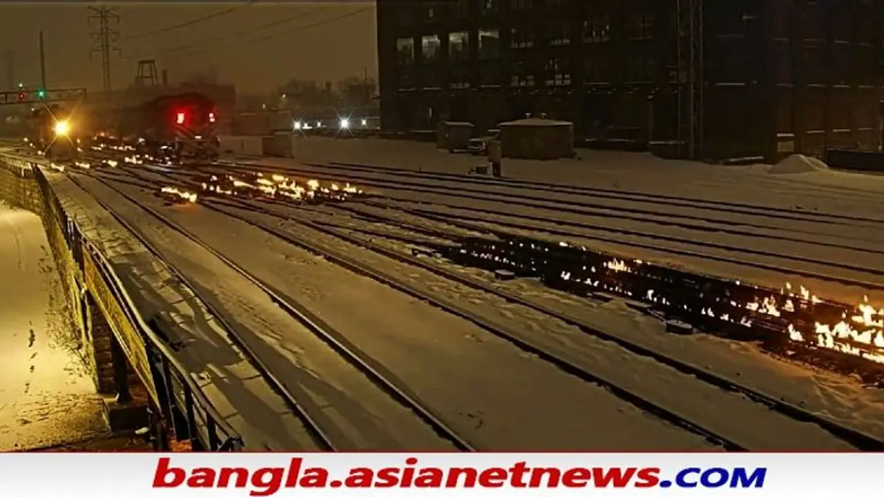 Chicago Train Tracks on Fire: জ্বলন্ত লাইনের উপর দিয়ে ছুটে যাচ্ছে ট্রেন ঘটনাটা কী, দেখুন Chicago Train Tracks on Fire: জ্বলন্ত লাইনের উপর দিয়ে ছুটে যাচ্ছে ট্রেন ঘটনাটা কী, দেখুন
