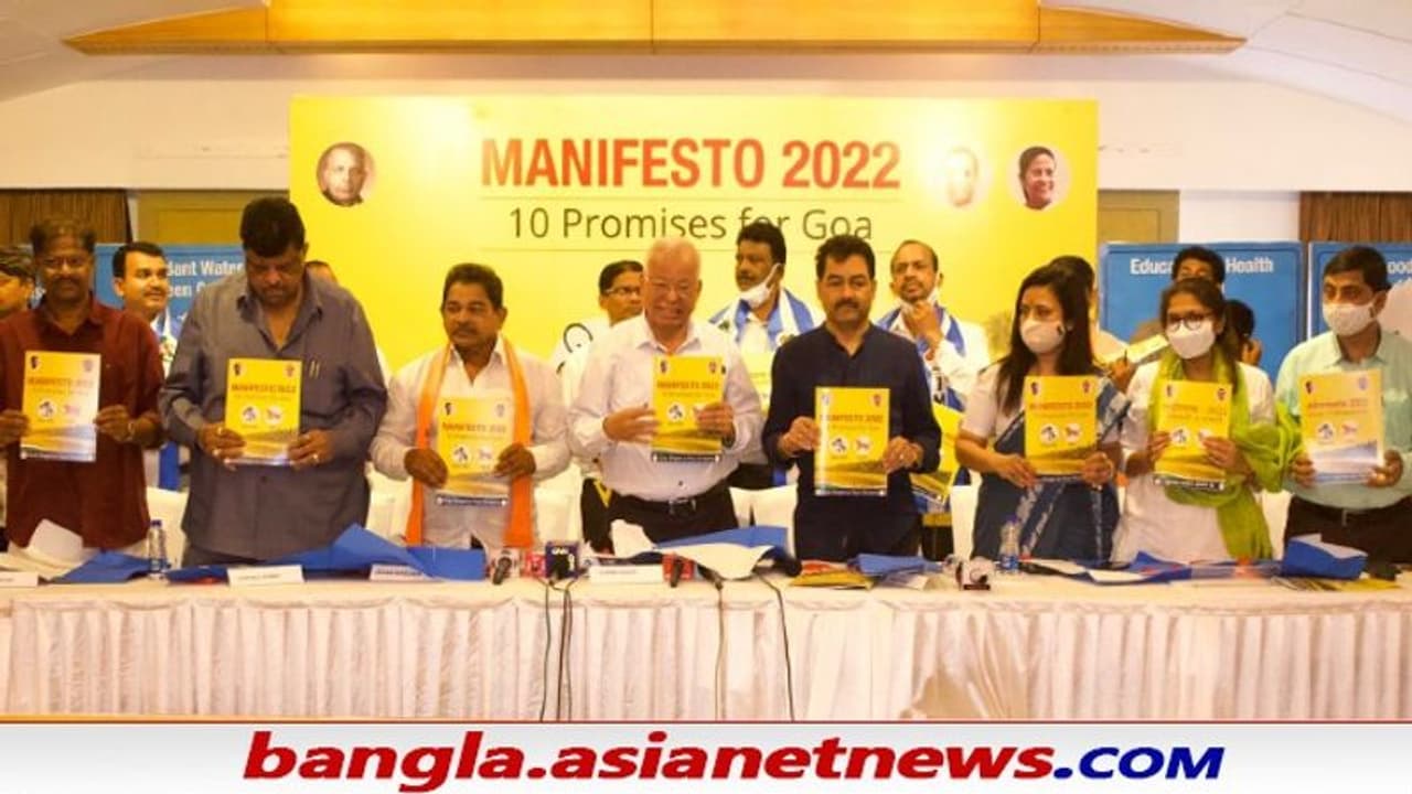 Goa Elections 2022: গোয়াকে কী কী প্রতিশ্রুতি দিলেন মমতা, প্রকাশিত হল ইশতেহার Goa Elections 2022: গোয়াকে কী কী প্রতিশ্রুতি দিলেন মমতা, প্রকাশিত হল ইশতেহার