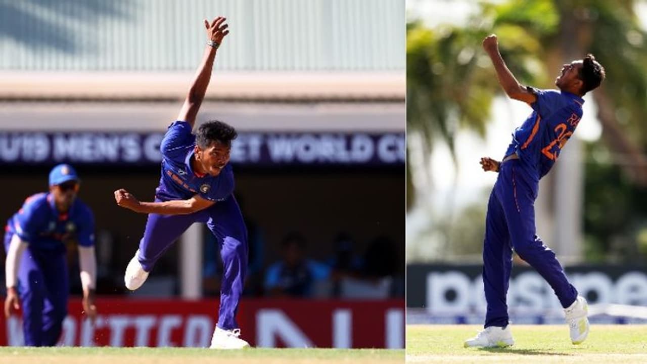 ICC U19 World Cup 2022 : മറ്റൊരു സഹീറിന്റെ ഉദയമോ? അണ്ടര് 19 ലോകകപ്പില് മിന്നലായി രവി കുമാര് ICC U19 World Cup 2022 : മറ്റൊരു സഹീറിന്റെ ഉദയമോ? അണ്ടര് 19 ലോകകപ്പില് മിന്നലായി രവി കുമാര്