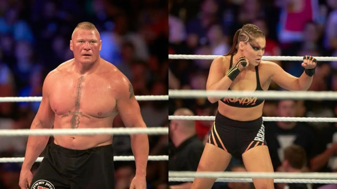 WWE: Brock Lesnar, Ronda Rousey win Royal Rumble 2022 to set the ball rolling for WrestleMania 38 WWE: Brock Lesnar, Ronda Rousey win Royal Rumble 2022 to set the ball rolling for WrestleMania 38