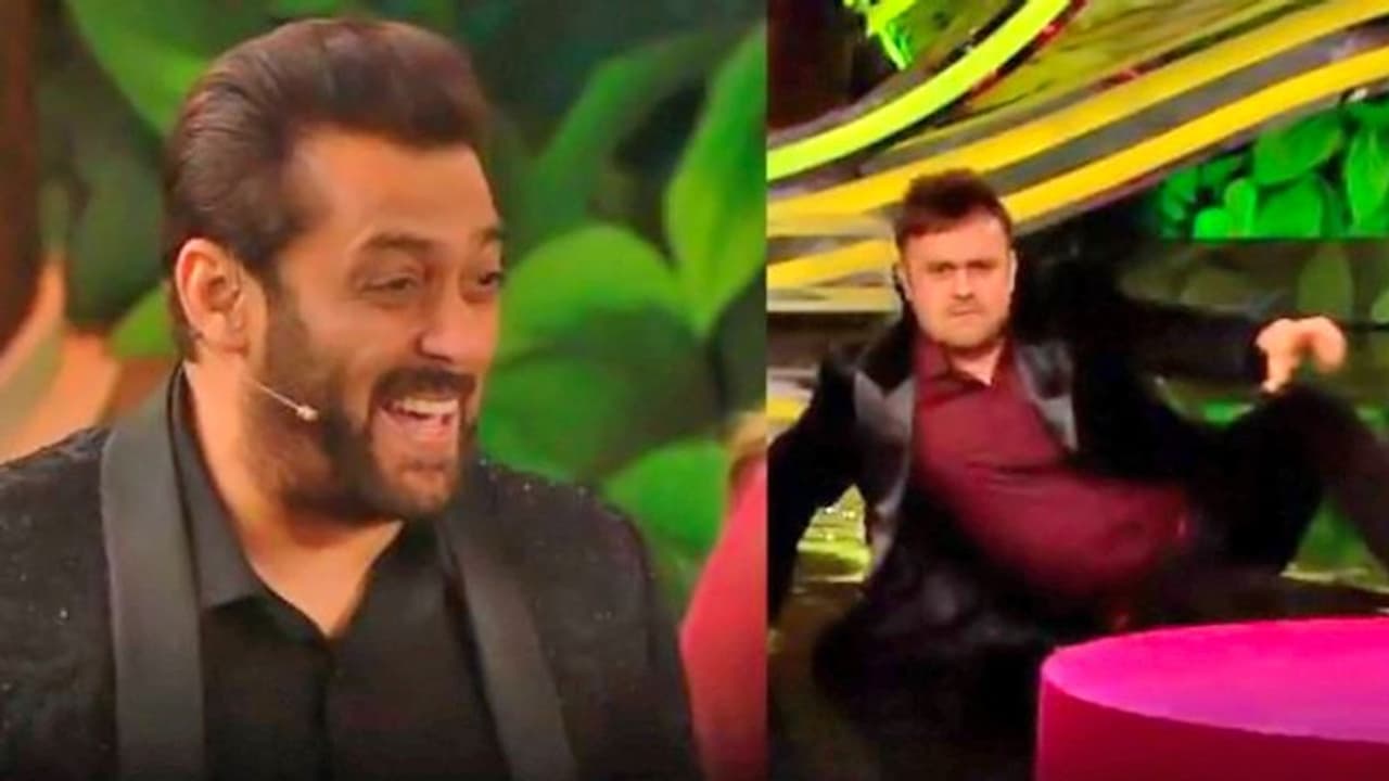 Bigg Boss 15 Finale: हाय गर्मी गाने पर Rakhi Sawant के पति का डांस देख छूटी Salman Khan की हंसी Bigg Boss 15 Finale: हाय गर्मी गाने पर Rakhi Sawant के पति का डांस देख छूटी Salman Khan की हंसी
